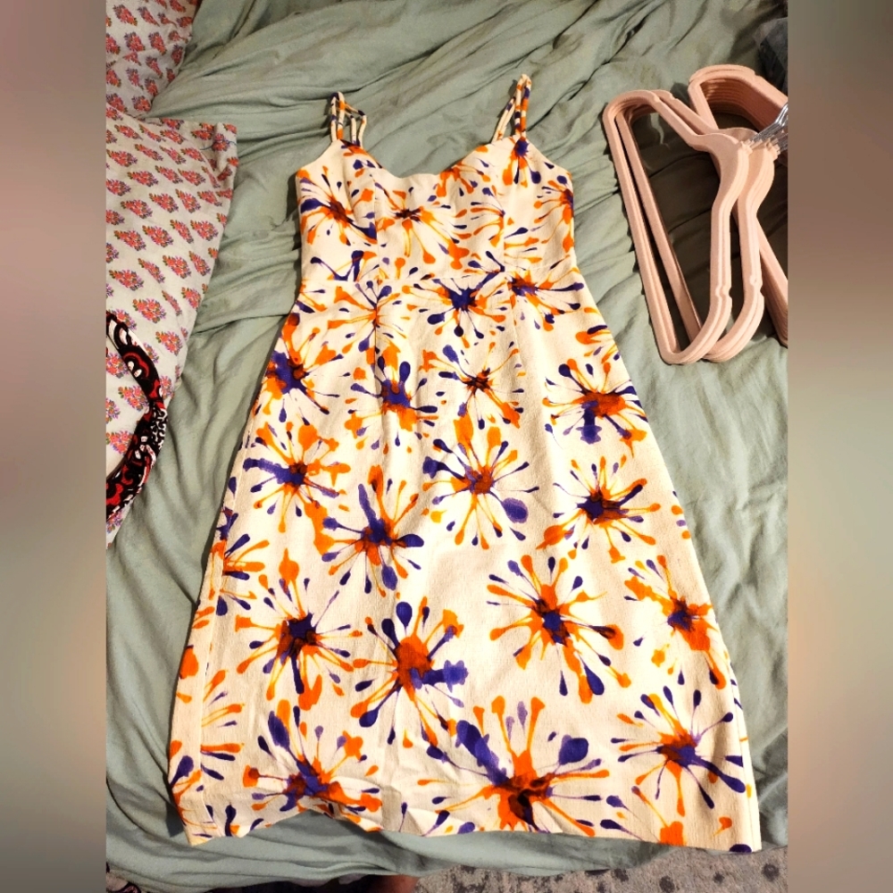 Paint splattered design Original Milly of New York mini dress. Fantastic conditi